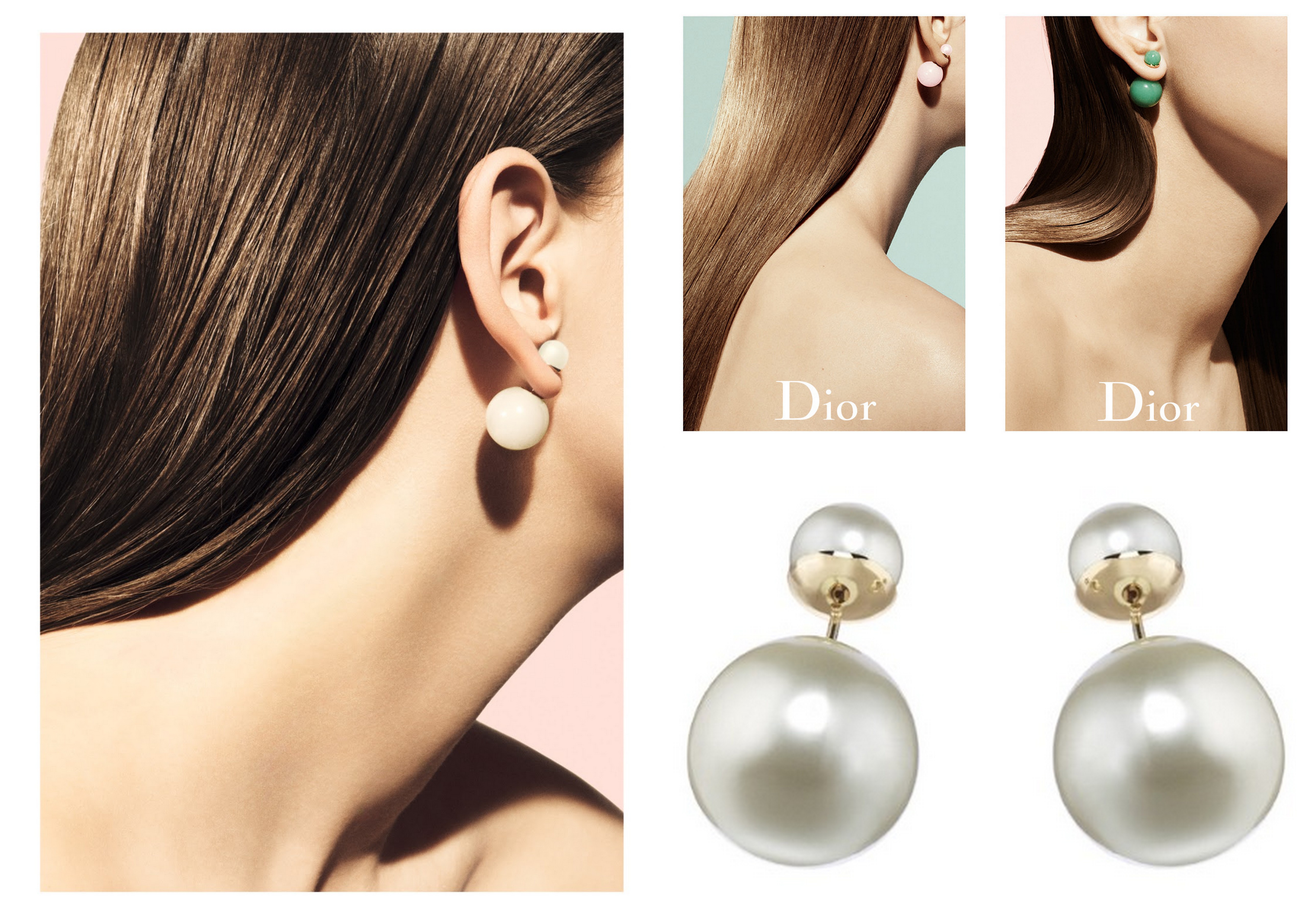 dior pearl earrings price